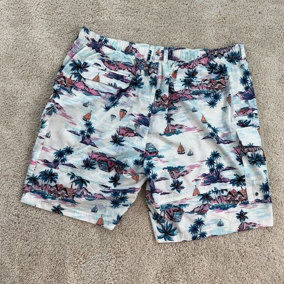 George Mens Swim Trunks 2XL Bathing Suit Board Shorts Swimsuit Surf Hawiian - Picture 12 of 13